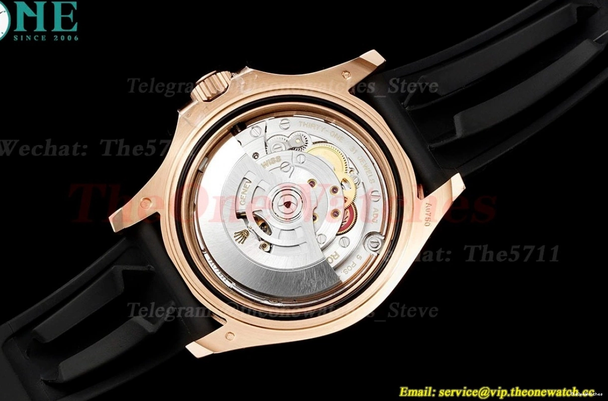 126655 VR3235 RG RU C+S Black Yacht-Master 40mm Dot 0101